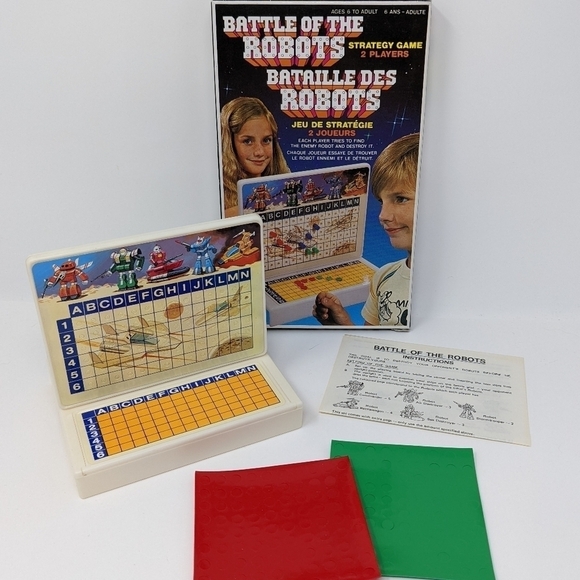 Vintage Other - Vintage Battle of the Robots Travel Game New Unused